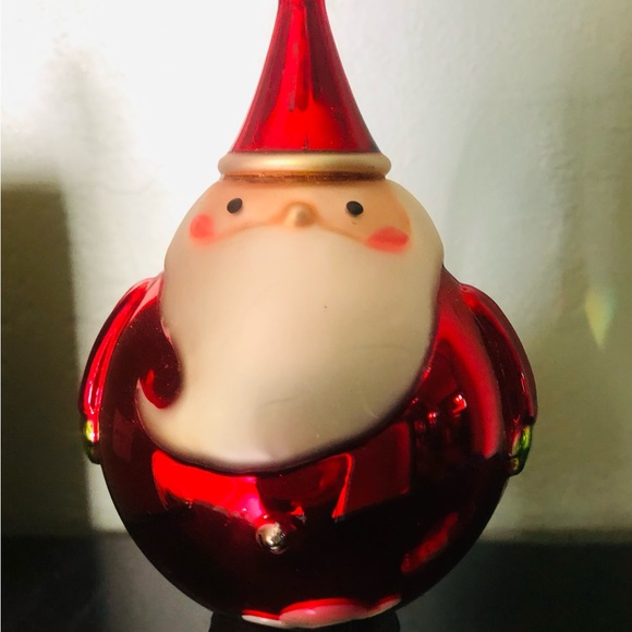 Santa Christmas Tree Ornament And Santa Snow Globe Ornament Stand Not Included - Picture 3 of 6